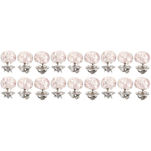 18 Pcs Simple Collar Corsages Clothes Decorative Breastpins No Sewing 2