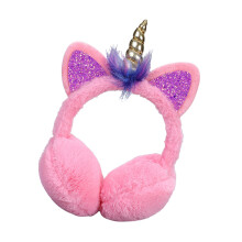 Stoffohrenwärmer mit -Design, für Frauen (Pink)