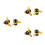 6 Pcs Aluminum Motorcycle Frame Sliders For Front Fork Protection 9