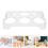 8 Pcs Plastic Stackable Egg Tray Organizer For Fridge 11