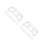 8 Pcs Plastic Stackable Egg Tray Organizer For Fridge 6