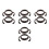 8 Pcs Wide Bottle Handles For 72mm Plastic Bottles 7