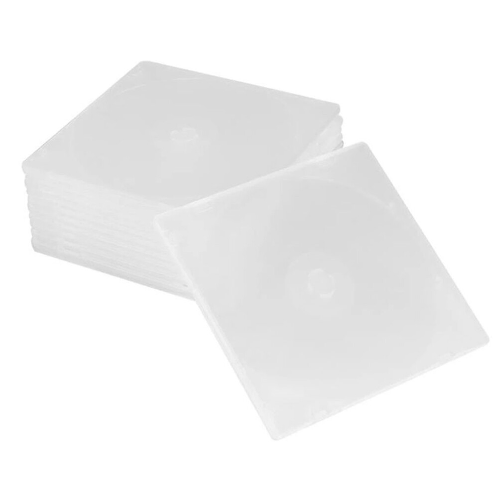 Photos - Other Office Equipment 20 Pcs Transparent Plastic CD DVD Cases Storage Holders