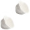 2Pcs Flower Shape Ceramic Appetizer Sauce Plate 5