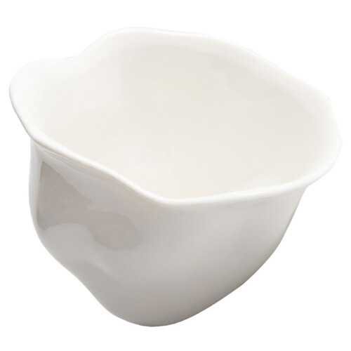 2Pcs Flower Shape Ceramic Appetizer Sauce Plate 2