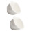 2Pcs Flower Shape Ceramic Appetizer Sauce Plate 9
