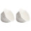 2Pcs Flower Shape Ceramic Appetizer Sauce Plate 4
