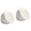 2Pcs Flower Shape Ceramic Appetizer Sauce Plate 6