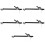5Pcs Sliding Window Bar Security Stopper Windproof Bracket 9