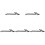 5Pcs Sliding Window Bar Security Stopper Windproof Bracket 4