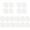 20 Pcs Transparent Plastic Watch Display Boxes For Home Storage 2