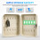 2Pcs Key Cabinet Storage Box Locking Wall Mount Safe 20 Position 11