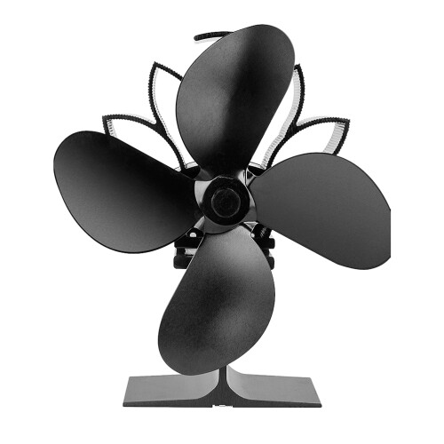 2Pcs Heat Powered Fireplace Fan With Overheat Protection