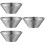 4Pcs Multi-Function Dessert Bowl Salad Container Fruit Snack Bowl 9