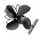 2Pcs Heat Powered Fireplace Fan With Overheat Protection 11