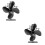 2Pcs Heat Powered Fireplace Fan With Overheat Protection 6