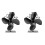 2Pcs Heat Powered Fireplace Fan With Overheat Protection 2