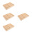 4Pcs Wooden Sunglasses Organizer Storage Case Display Tray 9
