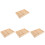 4Pcs Wooden Sunglasses Organizer Storage Case Display Tray 4