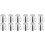 12 Pcs Rustless Condiment Container Set Rotatable M Silver 4