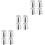 12 Pcs Rustless Condiment Container Set Rotatable M Silver 5