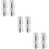 12 Pcs Rustless Condiment Container Set Rotatable M Silver 9