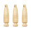 3Pièces Réparation Cuir Bois Solide Khaki Pour Couture 6