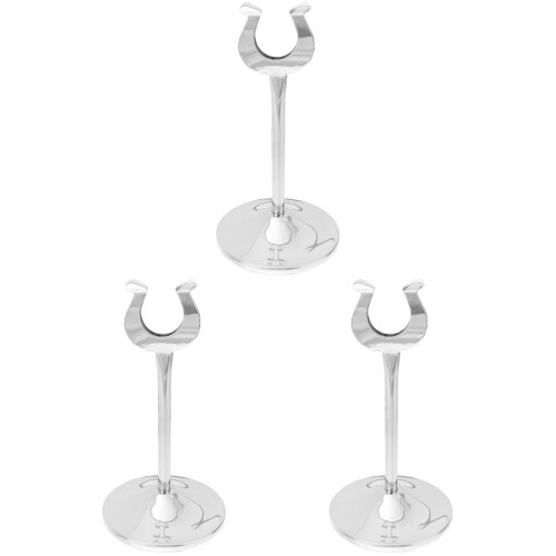 3Pcs Stainless Steel Menu Table Number Place Card Holder 1