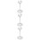 3Pcs Stainless Steel Menu Table Number Place Card Holder 8
