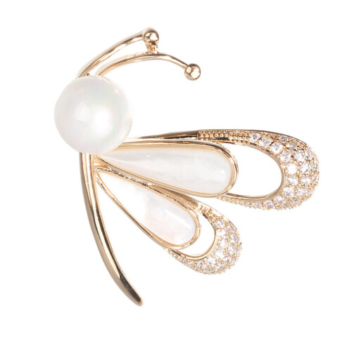 2 Pcs Rhinestone Brooch Elegant Design For Bride Wedding Attire 2