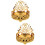 2Pcs Lotus Tea Light Candle Holder Desktop Decorative Vintage Stand 9