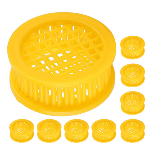 54 Pcs Queen Cage Beekeeping Rearing Box With Plastic Cells And Vents 1