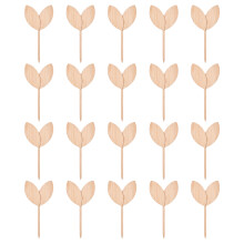 100 Pcs Wood Garden Tags For Potted Plants Blank Yard Signs