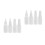 8 Pcs Plastic Dispensing Bottles For Ear Picking (Transparent) 8