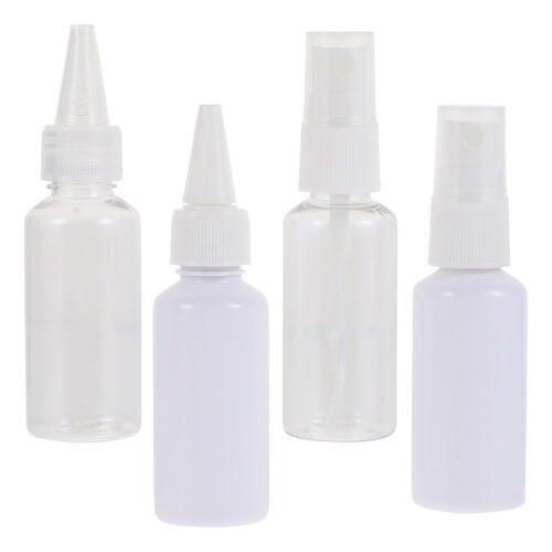 8 Pcs Plastic Dispensing Bottles For Ear Picking (Transparent) 2