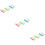 9 Pcs Removable Suction Cleaning Brush For Forks And Chopsticks 9