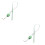 2 Pcs Silicone Flower Phone Cover Lanyard Elastic Strap Green 6