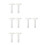8 Pcs Acrylic Clear T Ruler For Crafting Drafting And Framing 7