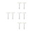8 Pcs Acrylic Clear T Ruler For Crafting Drafting And Framing 6