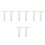 8 Pcs Acrylic Clear T Ruler For Crafting Drafting And Framing 4