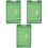 3Pcs Football Coaches Dry Erase Competition Board 5