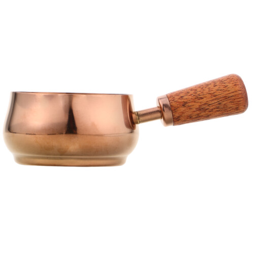 2Pcs Stainless Steel Sauce Cup With Wood Handle 60 Ml 2