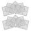 200 Pcs Bathroom Floor Drain Sticker Hair Strainer Filter 1