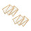 4 Pcs Wooden Paper Making Screen Mould Deckle Frame For Diy Craft 10