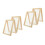 4 Pcs Wooden Paper Making Screen Mould Deckle Frame For Diy Craft 5
