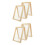 4 Pcs Wooden Paper Making Screen Mould Deckle Frame For Diy Craft 7