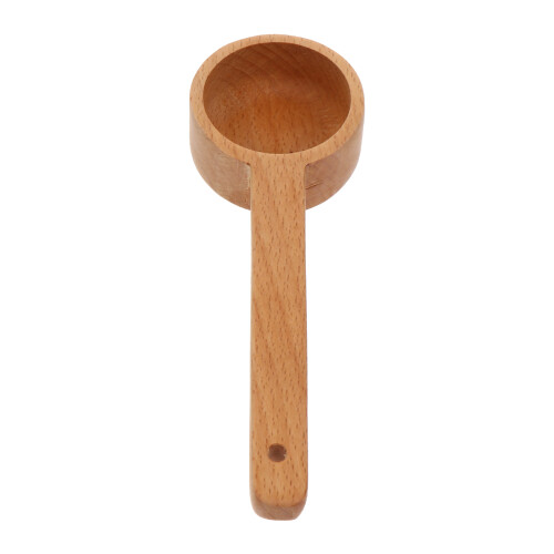 2 Pcs Coffee Scoop Wooden Measuring Spoon (Khaki) 2