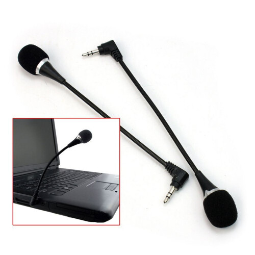 3Pcs Mini 3.5Mm Flexible Microphone For Pc Laptop Skype 2