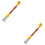 2Pcs Kitchen Brush With For Cleaning Kitchen Bathroom Garage 8