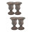 4 Pcs Iron Graveyard Flower Pot Urn Planter Memorial Vase 7